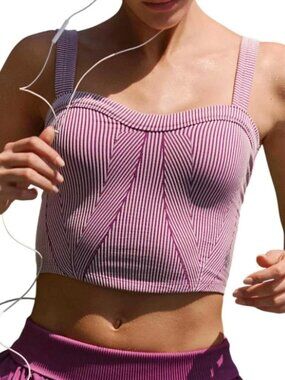 FP Movement Perfectly Plaited Cami purple Sz XL